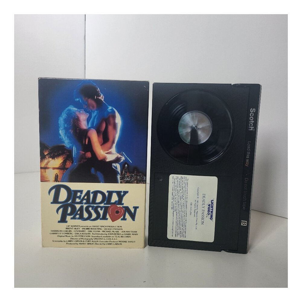 Deadly Passion BETA Tape Betamax (Not VHS) Brent Huff